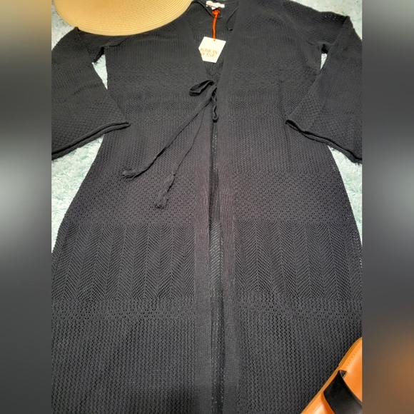 Knox Rose, Women's Crochet Cover Up, Size M - Picture 2 of 3